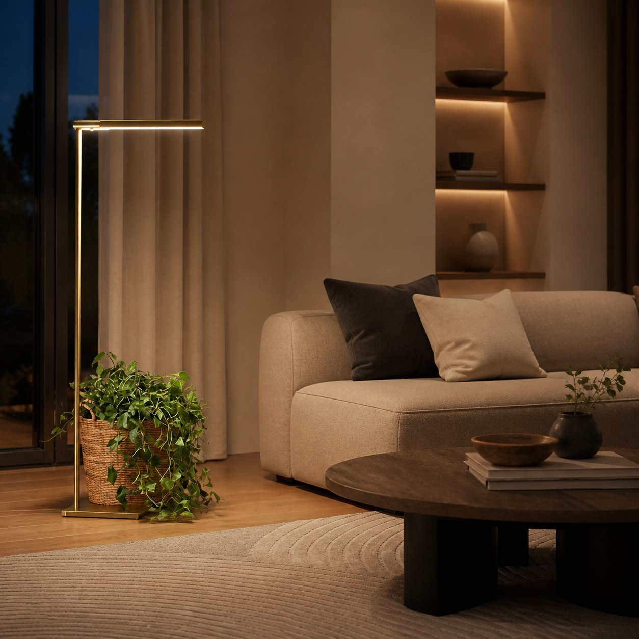 Zorv Metal Task Floor Lamp for Home Office Workstations