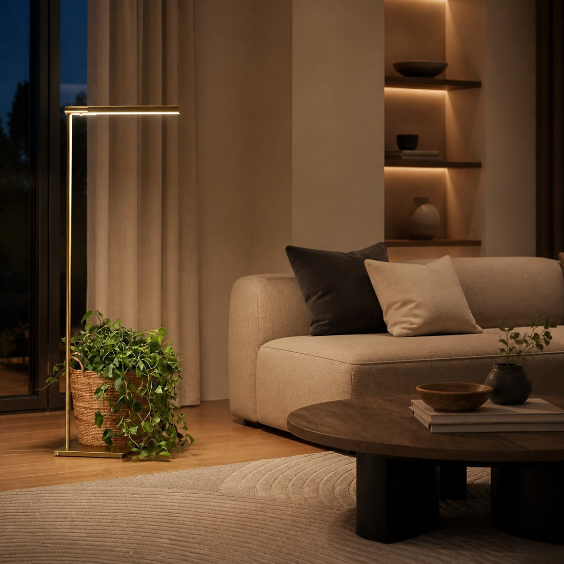 Zorv Metal Task Floor Lamp for Home Office Workstations