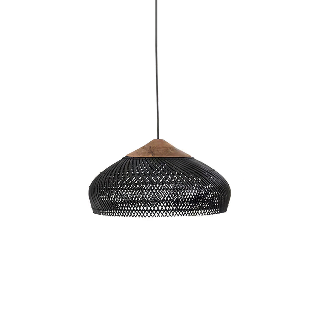 Harp Braided Rattan Pendant Lamp