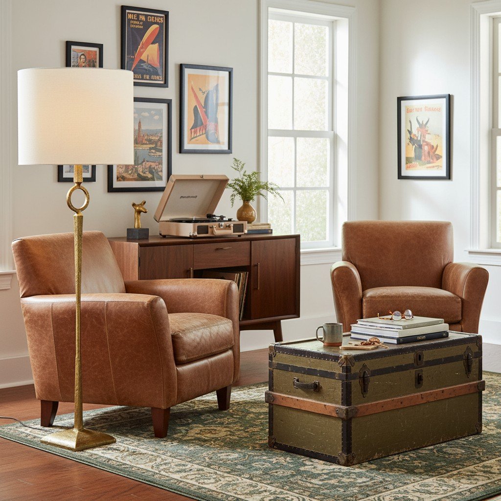 Trova Wrought Iron Floor Lamp - Single-Pole Design for Bedroom and Office Lighting