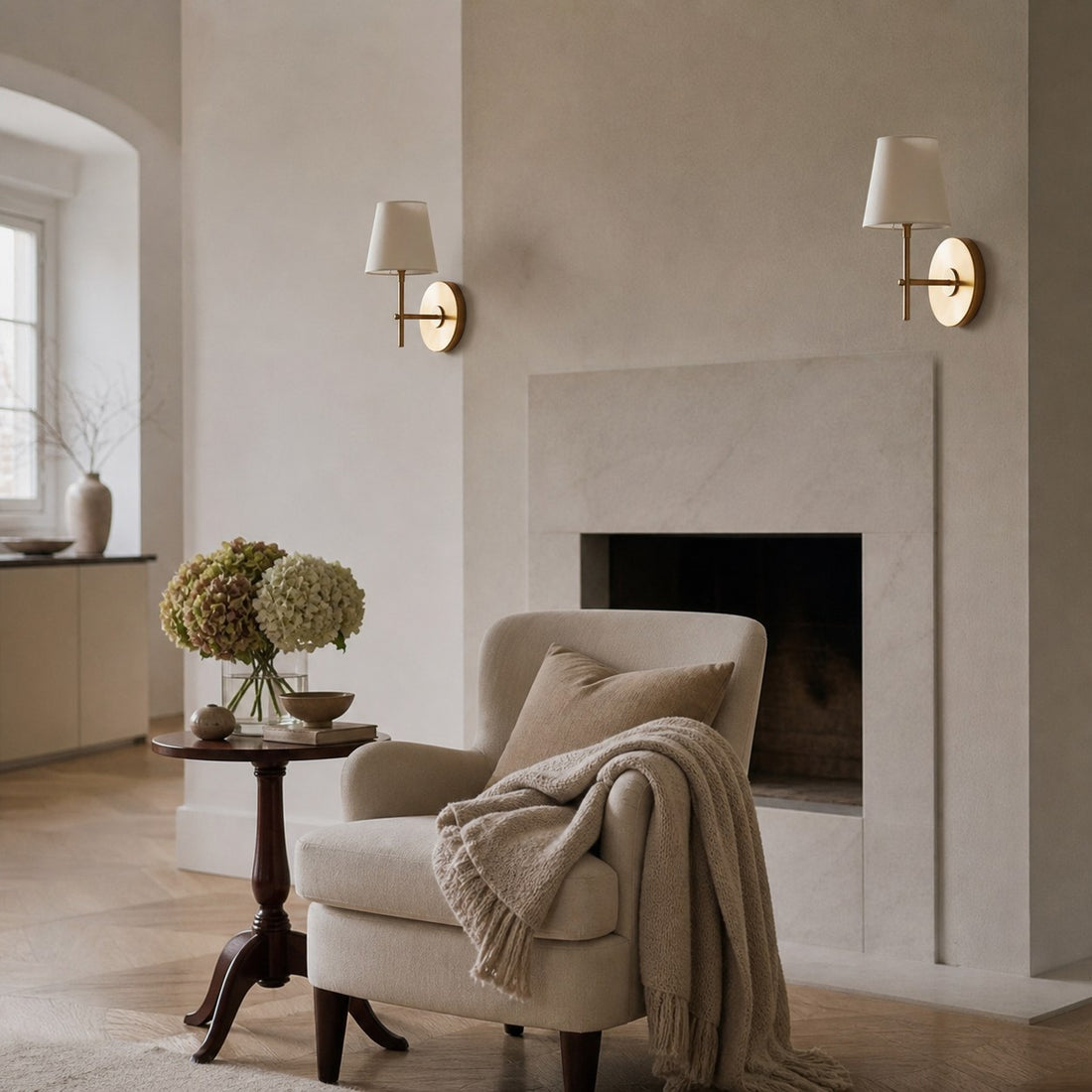 Ornato Luxe Mid-Century Wall Sconce - Brass Vintage Lighting