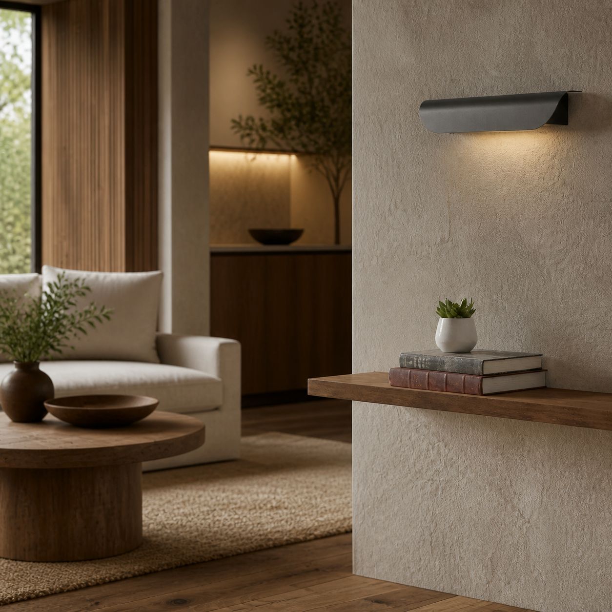 Hidra Modern Metal Wall Sconce – Minimalist Down-Light Sconce for Modern Homes