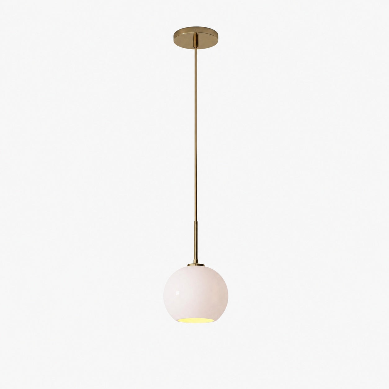 Selvion Sculptural Globe Pendant Light - Modern Glass Pendant Lamp - Sleek Design