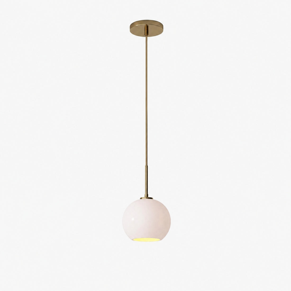 Selvion Sculptural Globe Pendant Light - Modern Glass Pendant Lamp - Sleek Design