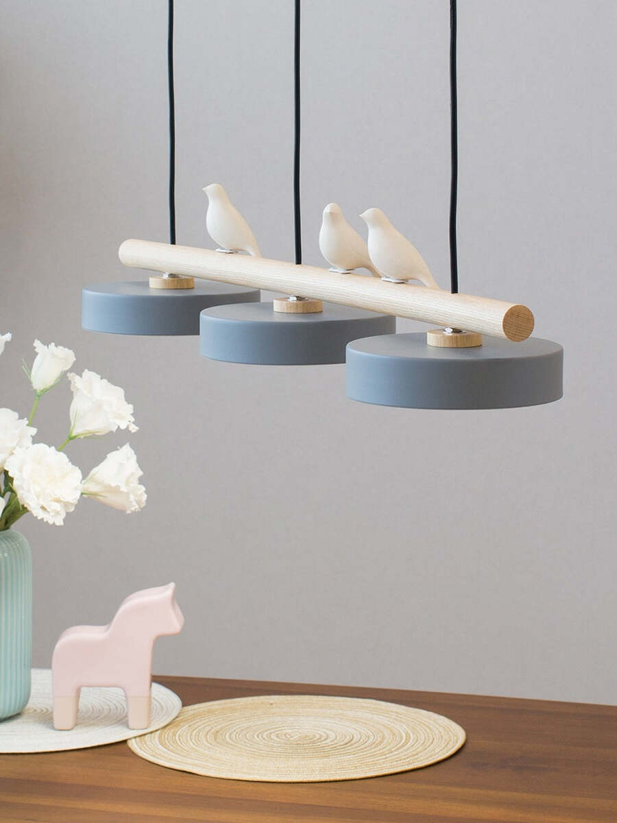Creative Branch Bird Shaped Pendant Lamp