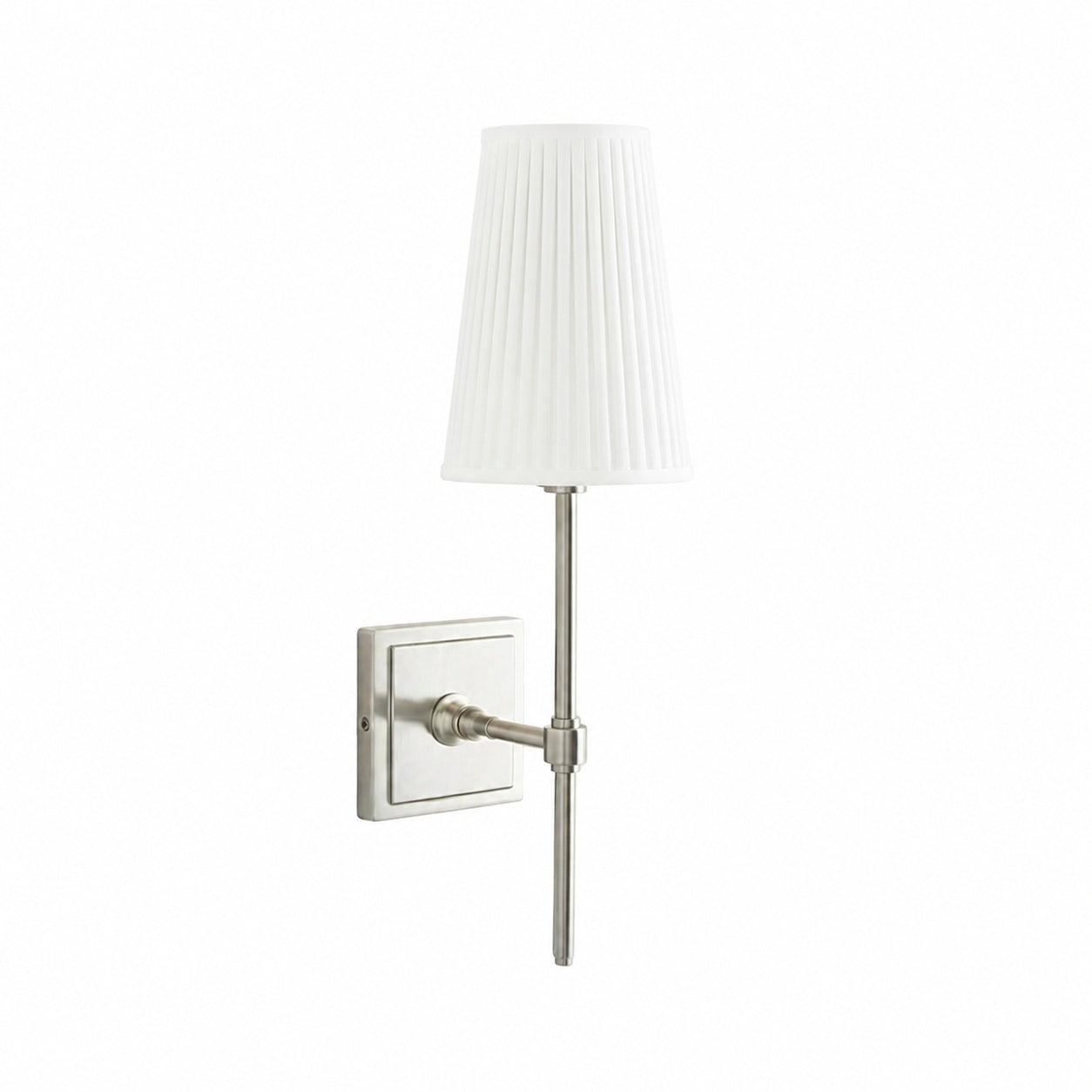 Derlina White Linen Shades Wall Lamp – Retro Metal Multi-Head Lighting Fixture