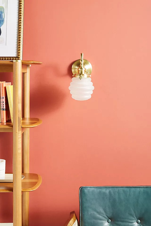 Capigia Glass Metal Vanity Wall Sconce - Modern Bathroom Light with Elegant Style