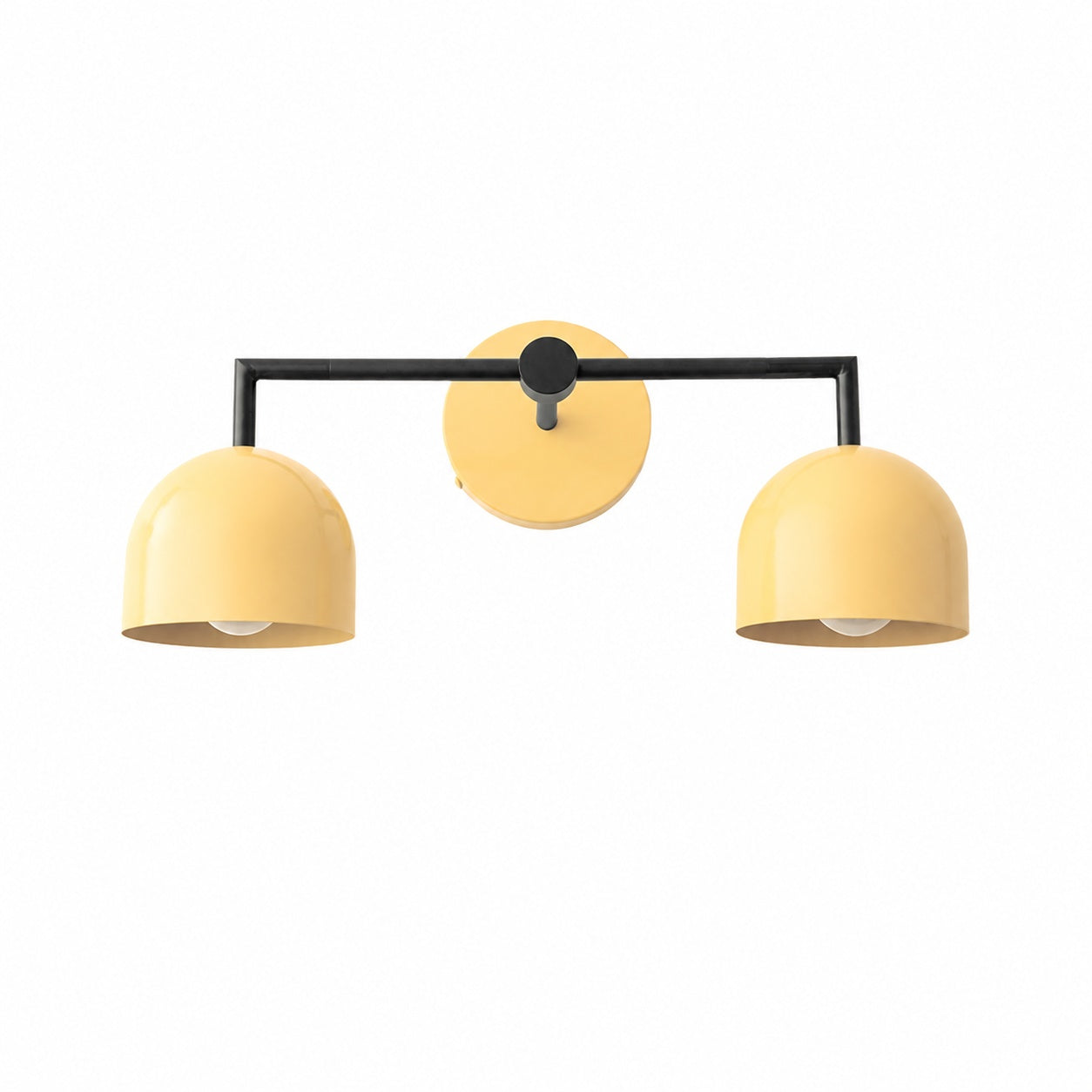 Metio Dome Farmhouse Vanity Wall Light Colorful Metal Sconce