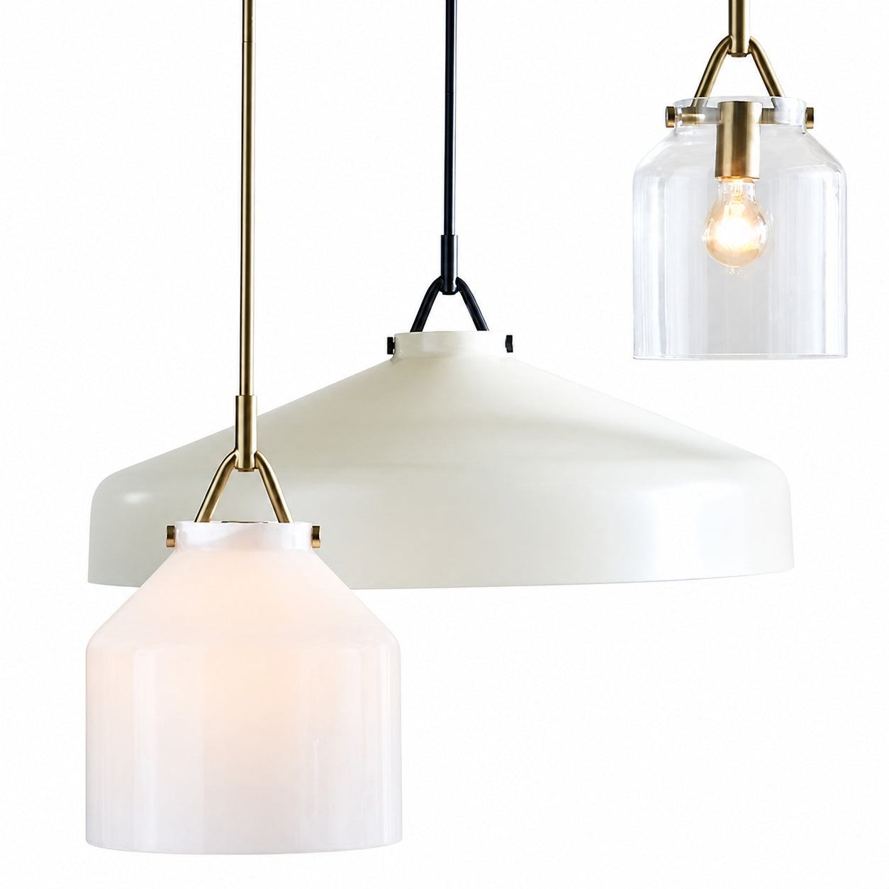 Hanton Modern Metal Pendant Light - Hanging Lamp for Kitchen