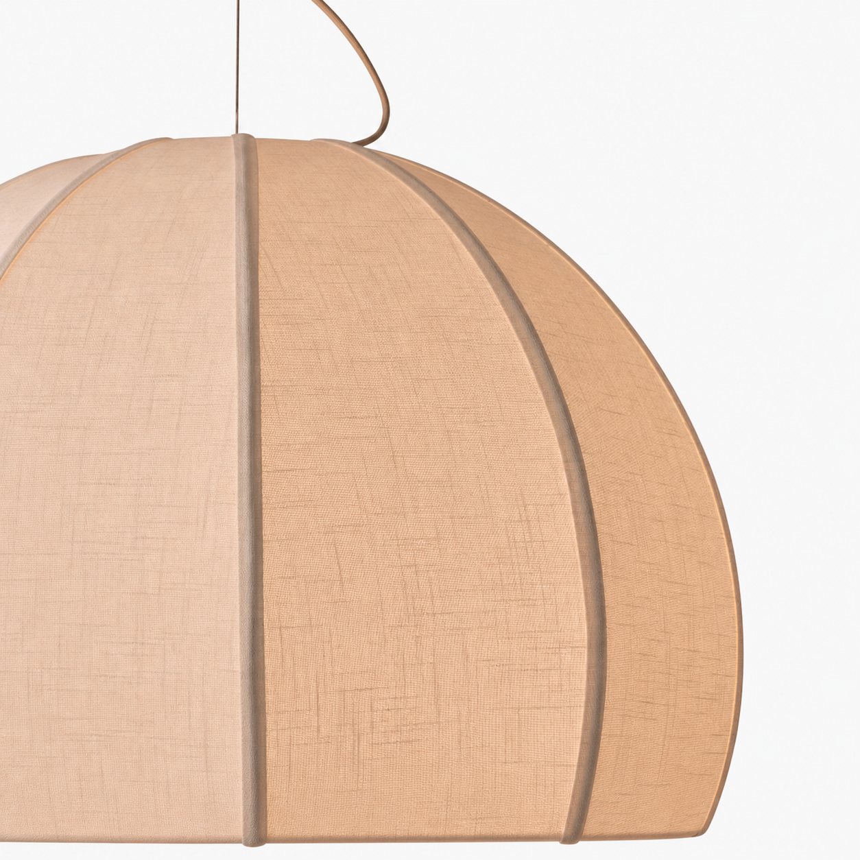 Alvian Pendant Light - Linen Shade with Adjustable Height for Cozy Dining