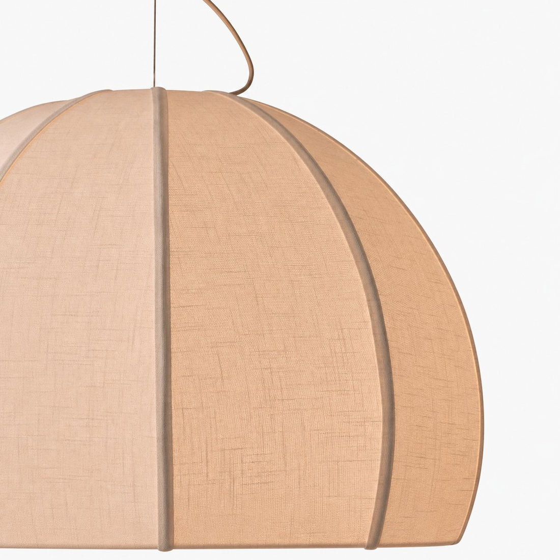 Alvian Pendant Light - Linen Shade with Adjustable Height for Cozy Dining