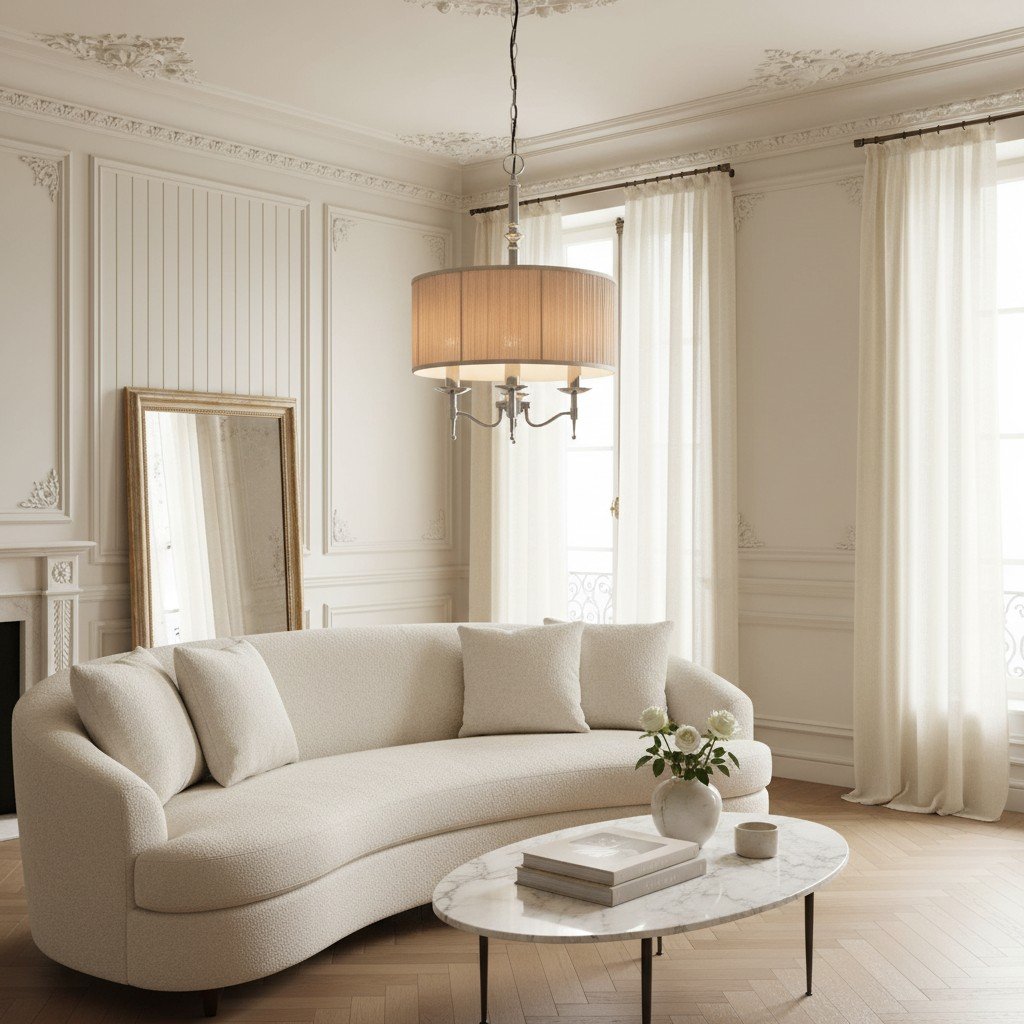 Tela 3-Light Pendant Lamp - Elegant Multi Arm Hanging Light for Living & Dining Spaces