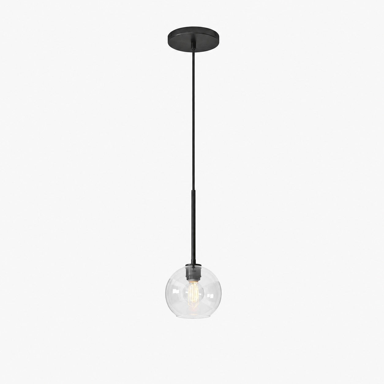 Selvion Sculptural Globe Pendant Light - Modern Glass Pendant Lamp - Sleek Design