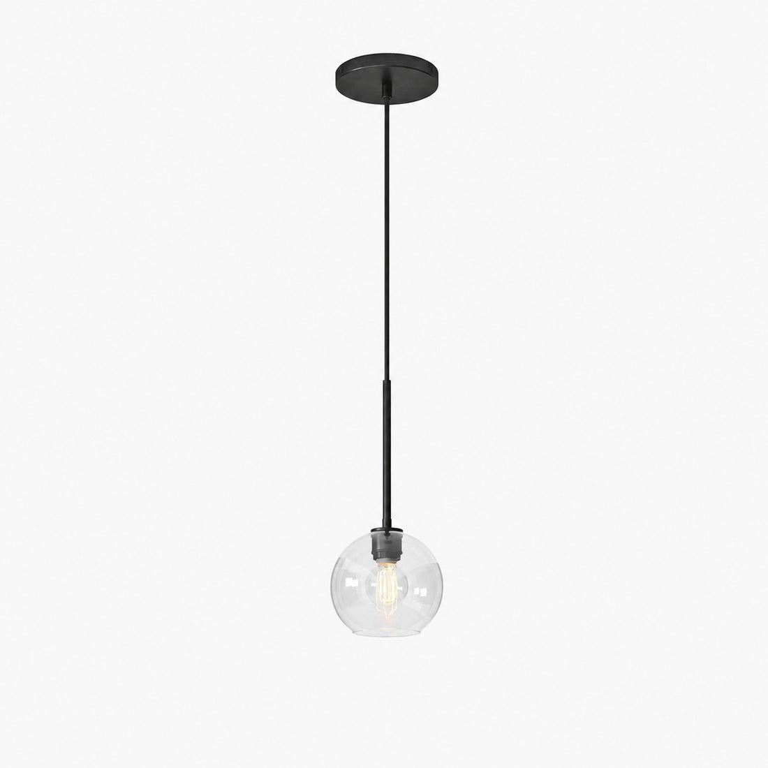Selvion Sculptural Globe Pendant Light - Modern Glass Pendant Lamp - Sleek Design