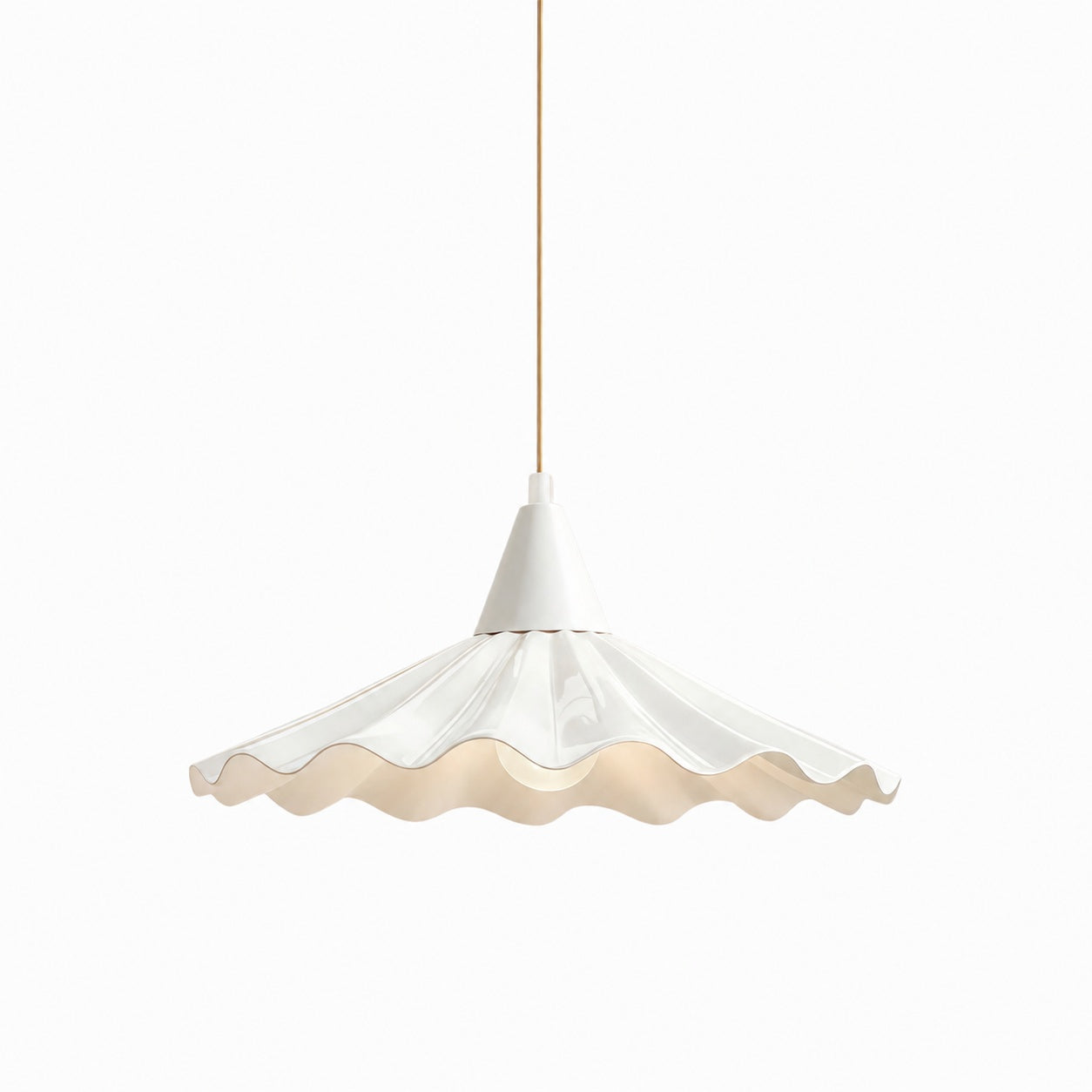 Arluneva Artistic Wave Pendant Lamp - Modern Handcrafted Ceramic Light for Living Room