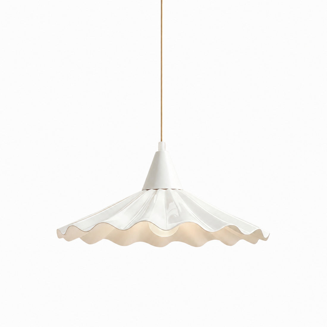 Arluneva Artistic Wave Pendant Lamp - Modern Handcrafted Ceramic Light for Living Room
