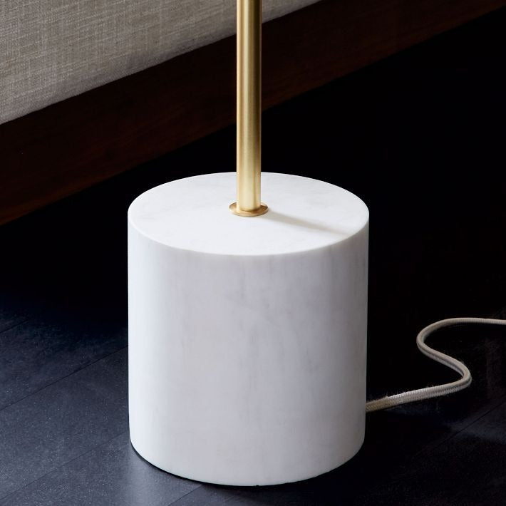 Brina Glass Multi-Light Floor Lamp - Modern Standing Light with Elegance
