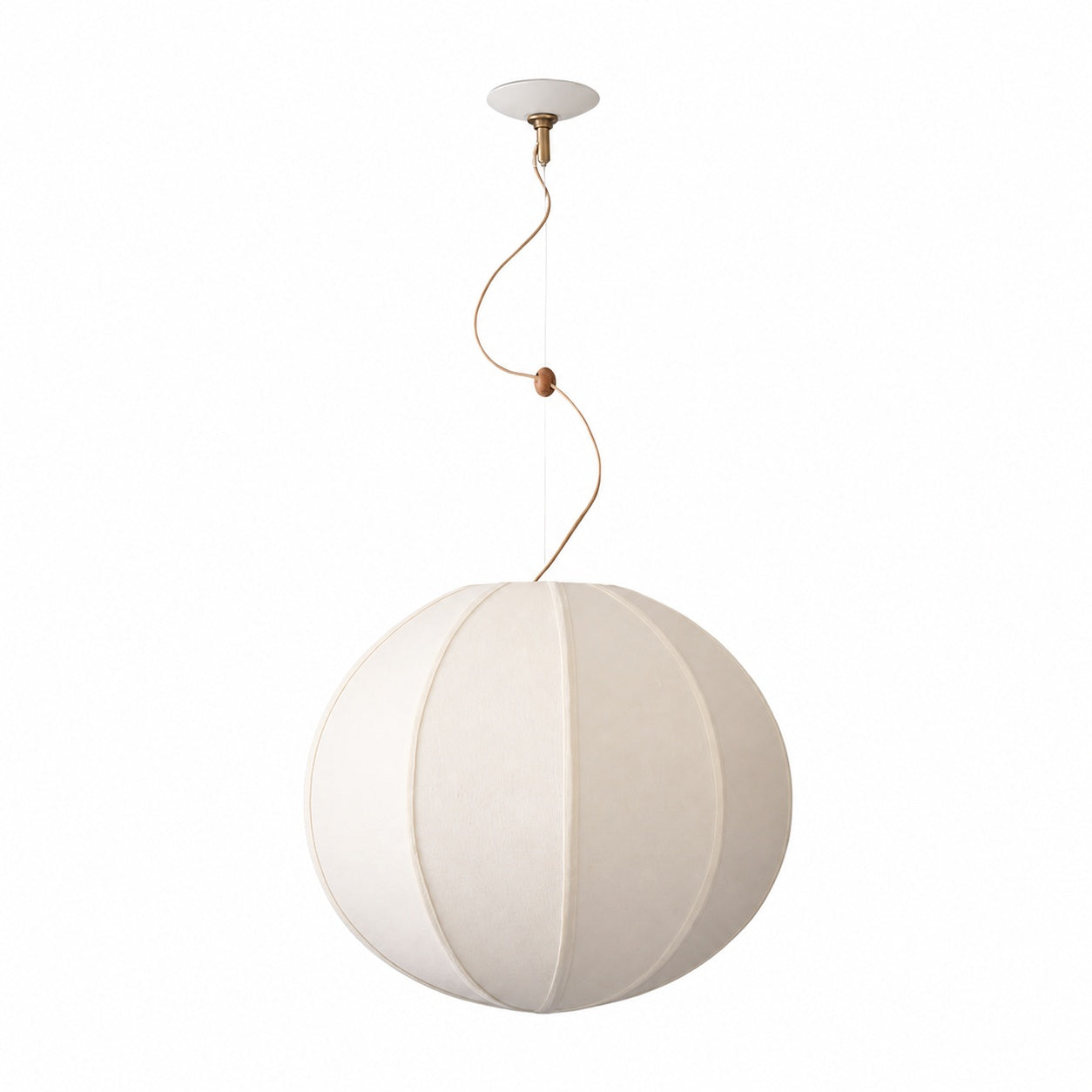 Alvian Pendant Light - Linen Shade with Adjustable Height for Cozy Dining