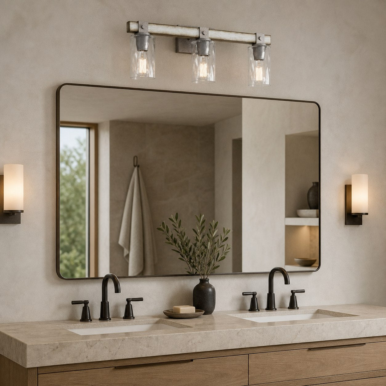 Elunaviro Industrial Wall Sconce Minimalist Retro Design - Contemporary Style for Interior Spaces