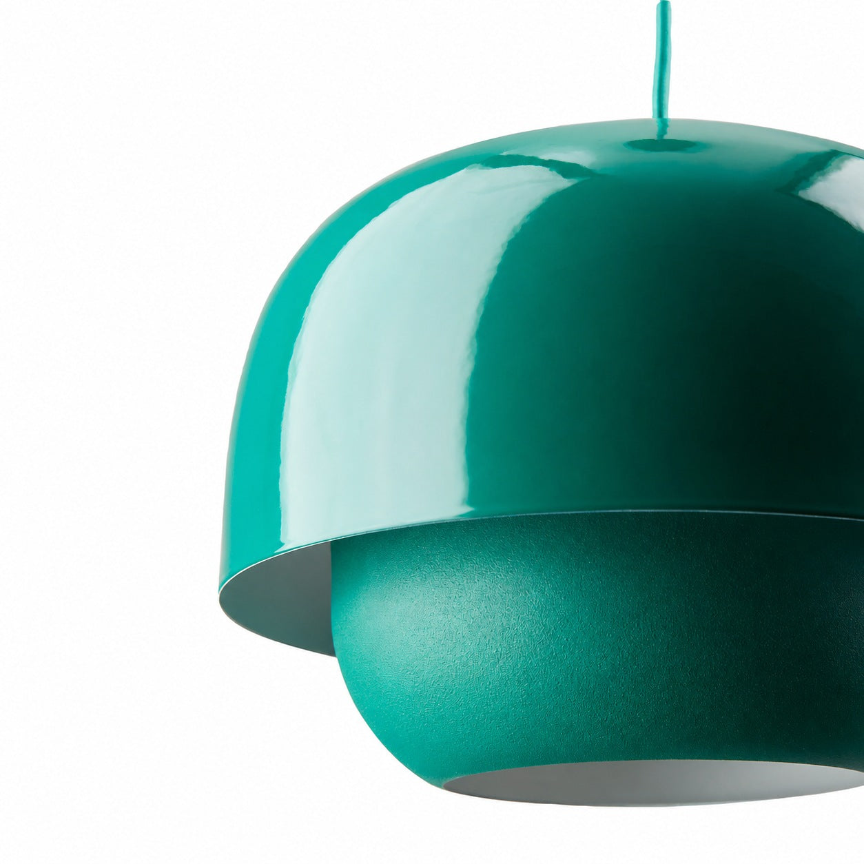 Clinco Retro-Modern Metal Pendant - Dual Shade Dome Light