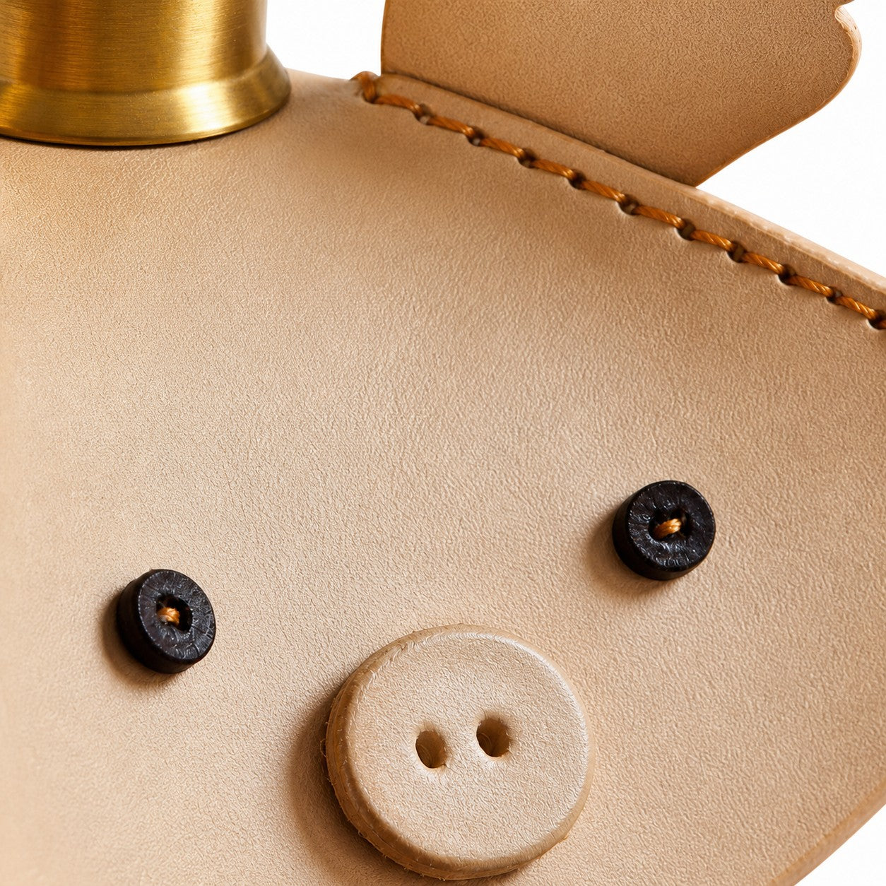 Handcrafted Piglet Leather Pendant Light