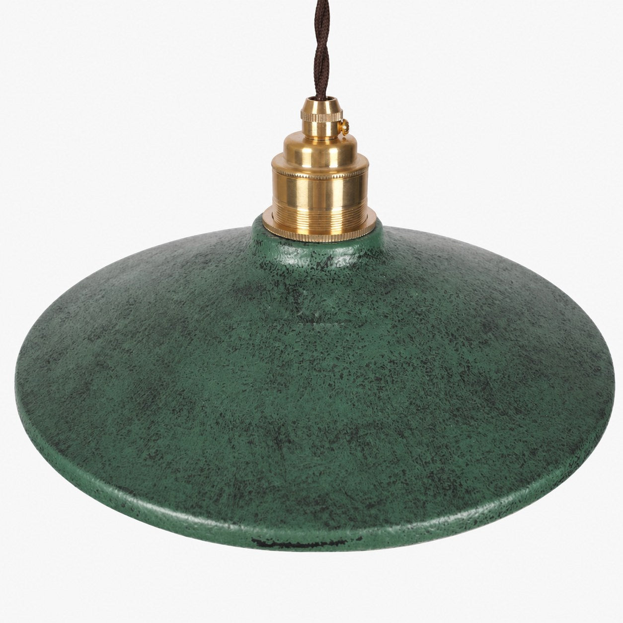 Rustic Saucer Shade Pendant Light