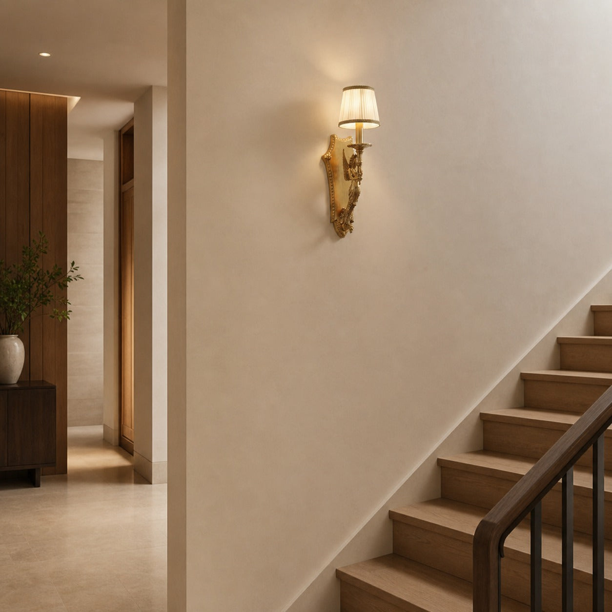 Caterina Brass Wall Lamp