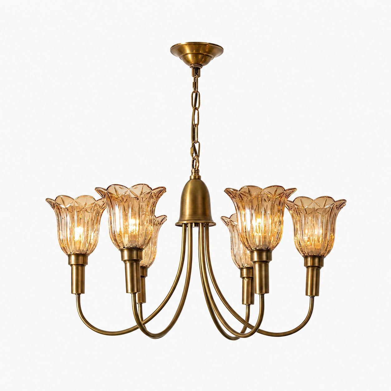Columbia Brass Chandelier
