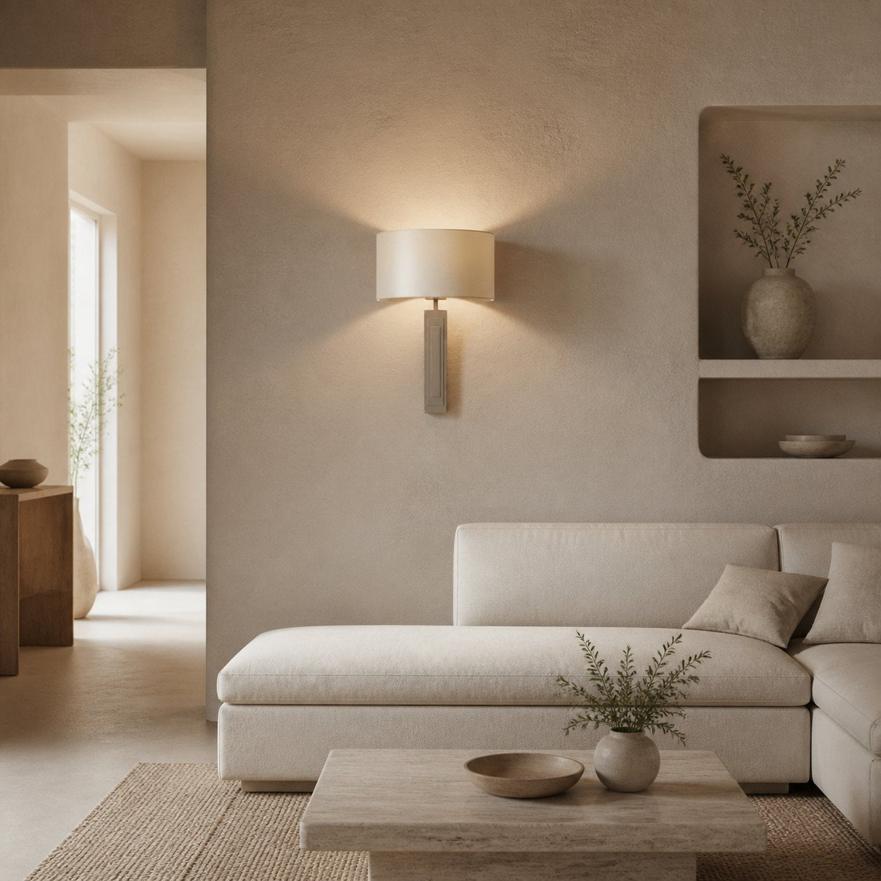 Linexis Vintage-Inspired Wall Sconce with Sculpted Arm Design – Modern Art Deco Style for Hallways & Bedrooms