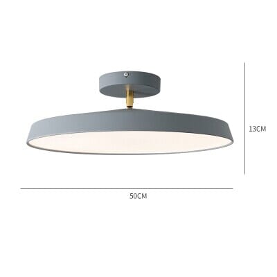 Macaron Aluminum Ultra-thin Luminaire Chandelier
