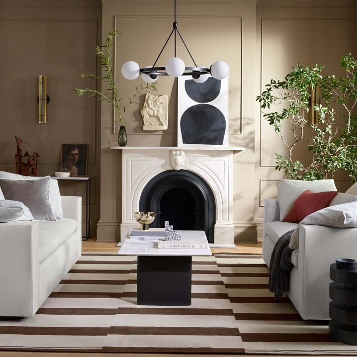 Brelia Elegant Modern Globe Chandelier - Multi Heads Light Fixture for Residential and Commercial Spaces