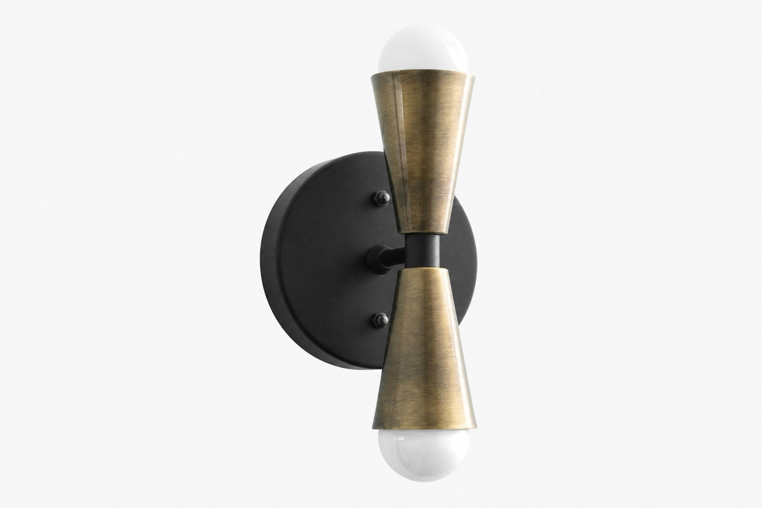 Pyralis Cone Linear Statement Wall Sconce - Modern Two Light Fixture
