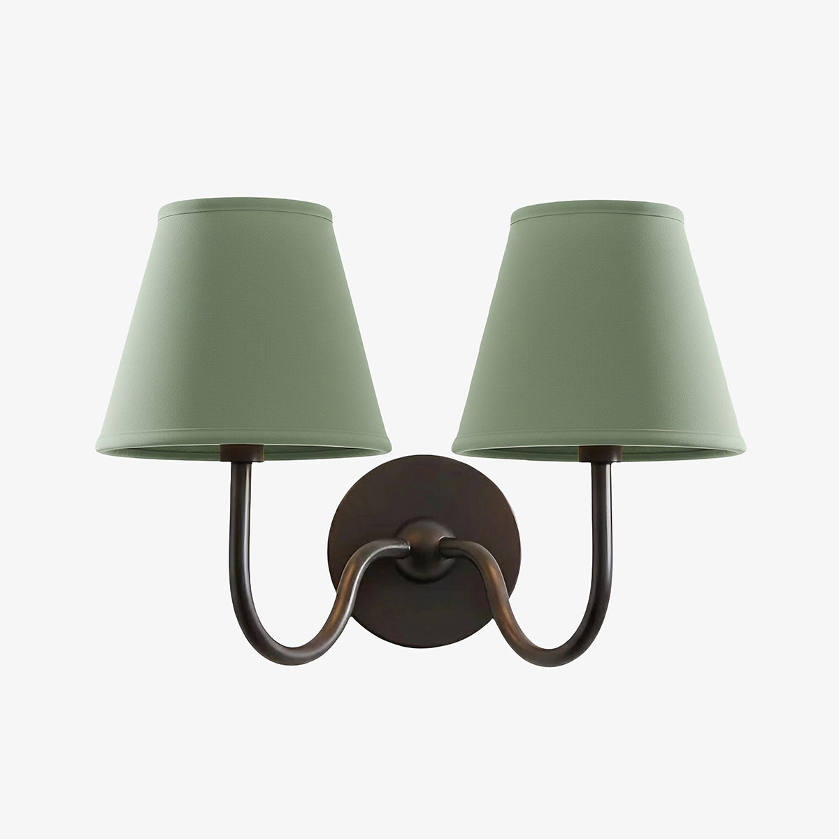 Luvora Vintage Pleated Shade Wall Lamp - Modern Brass Linen Wall Lighting