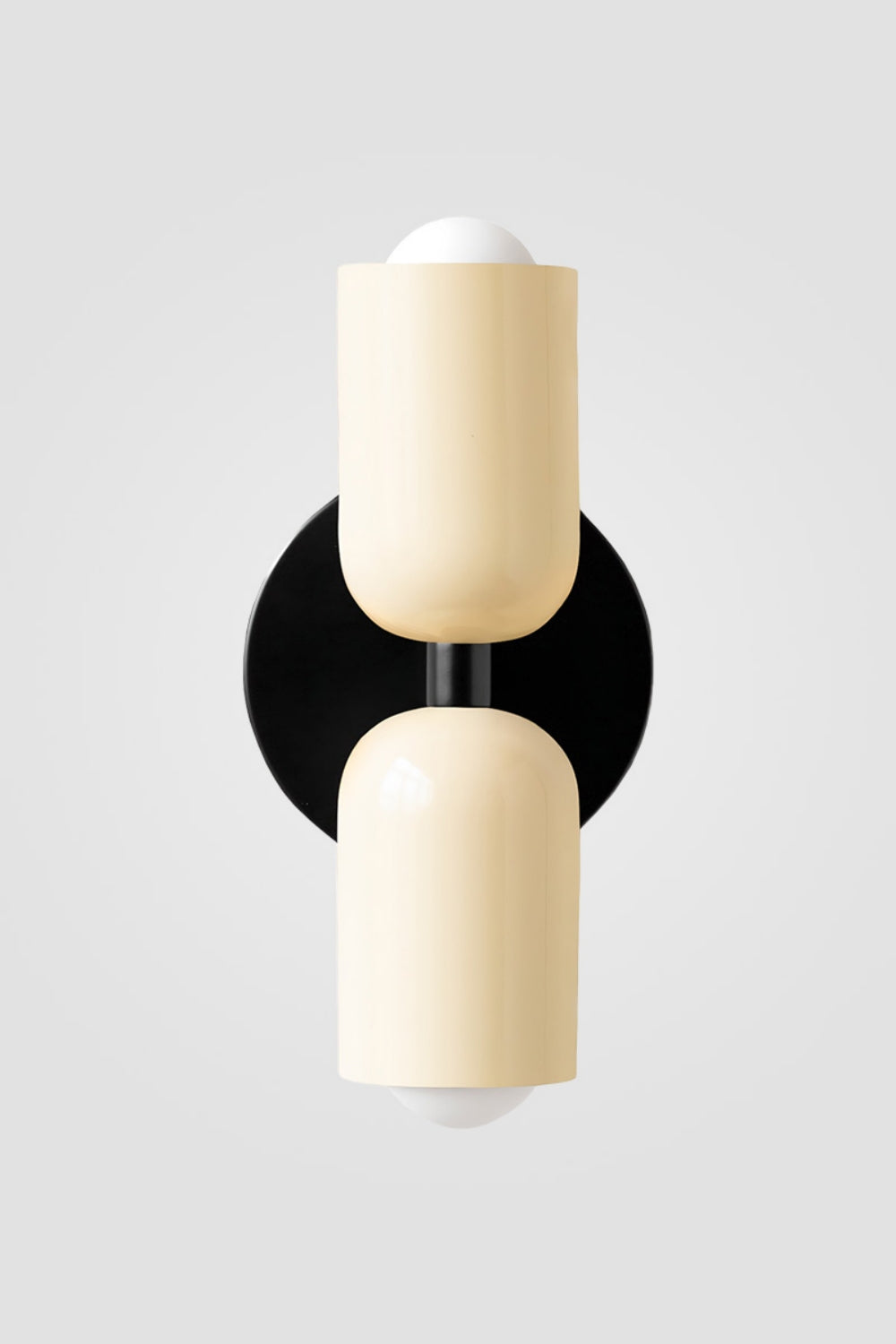 Double head macaroon color up and down wall sconce