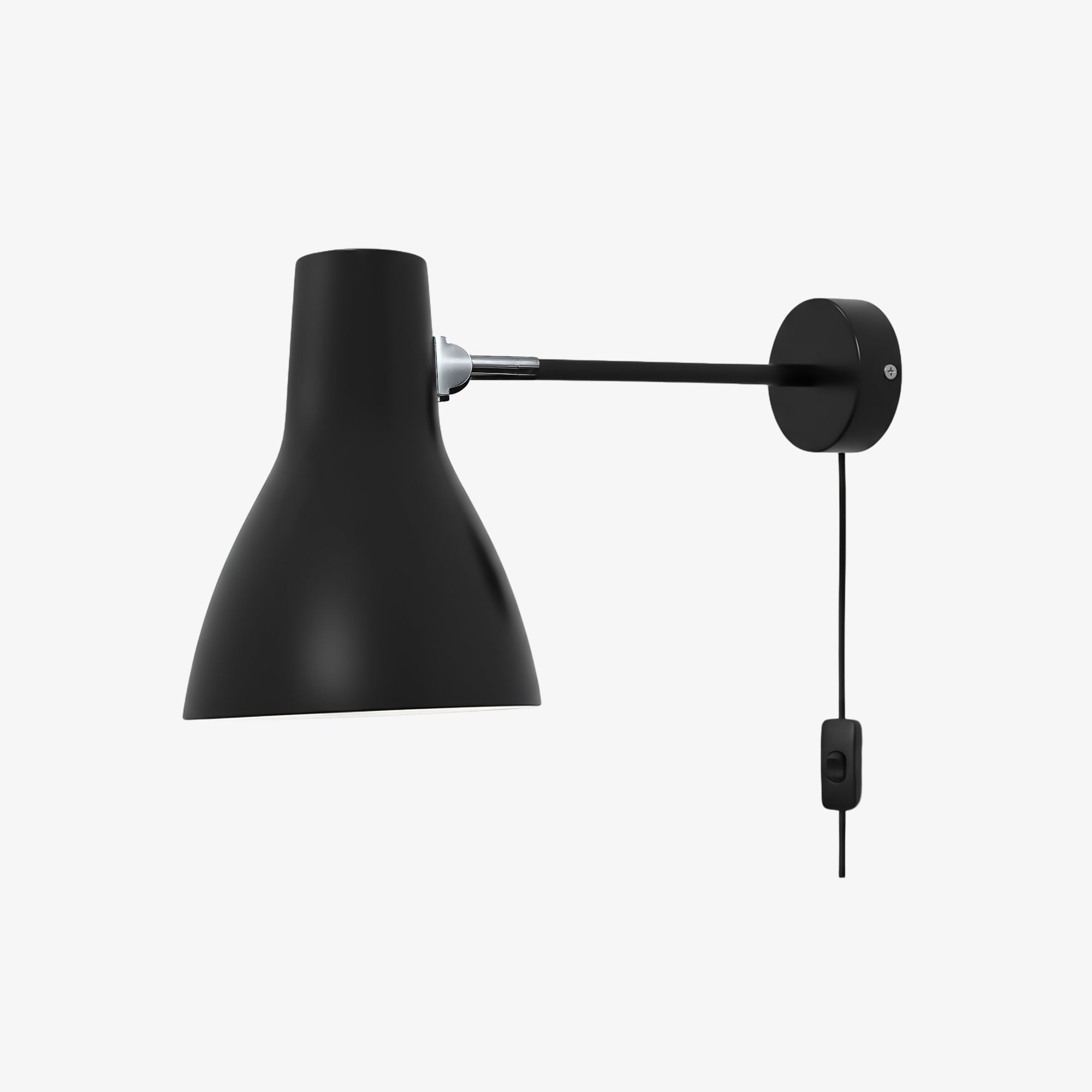 Type 75 Contemporary Adjustable Wall Light with Metal Shade for Home Use