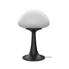 Mushroom Glass Bedside Lamp – Vintage Brass Base & Adjustable Brightness
