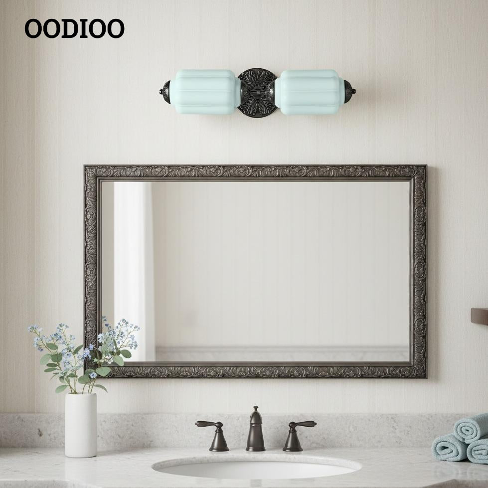 Eloise Pumkin Glass Vanity Sconce