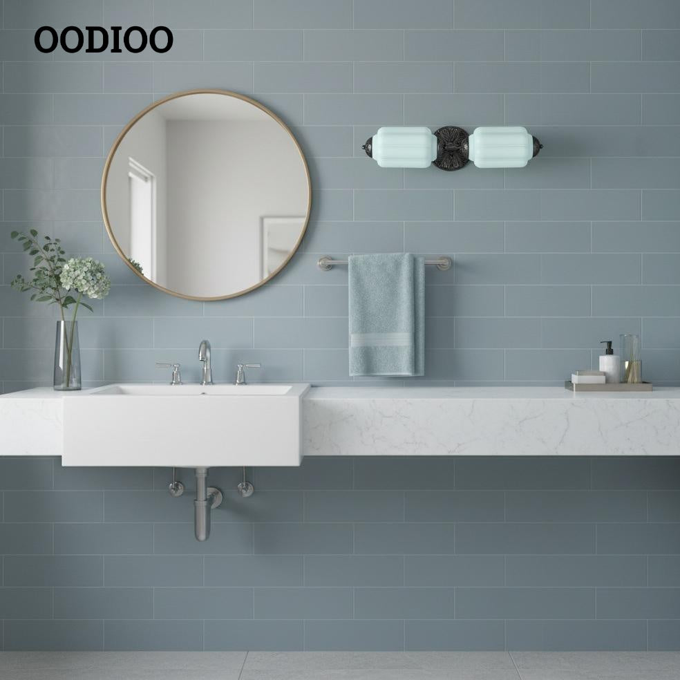 Eloise Pumkin Glass Vanity Sconce