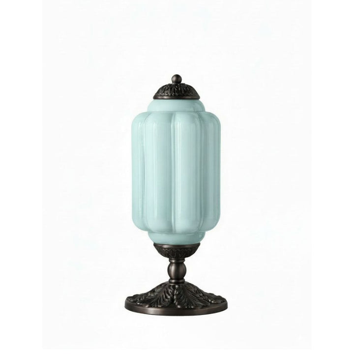 Eloise Vintage Glass Led Pumpkin Table Lamp