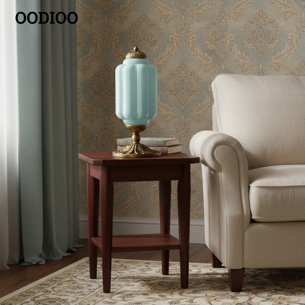 Eloise Vintage Glass Pumpkin Table Lamp