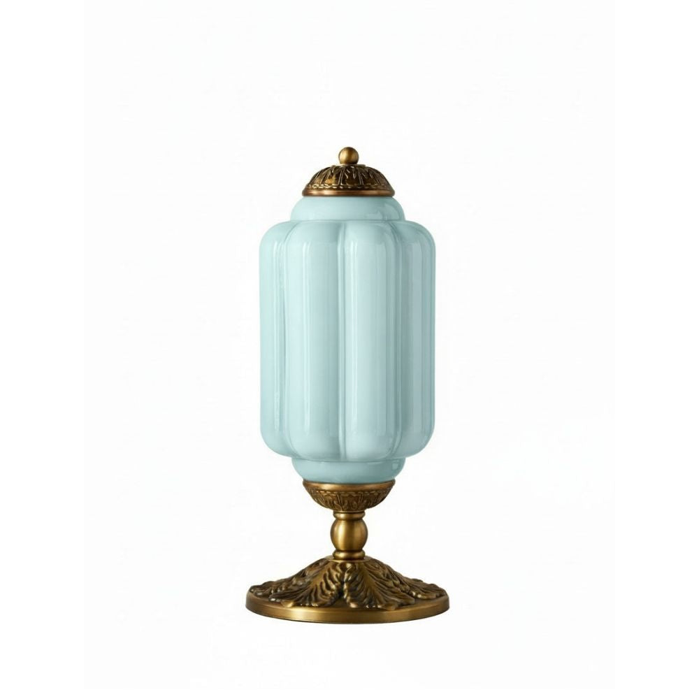 Eloise Vintage Glass Led Pumpkin Table Lamp