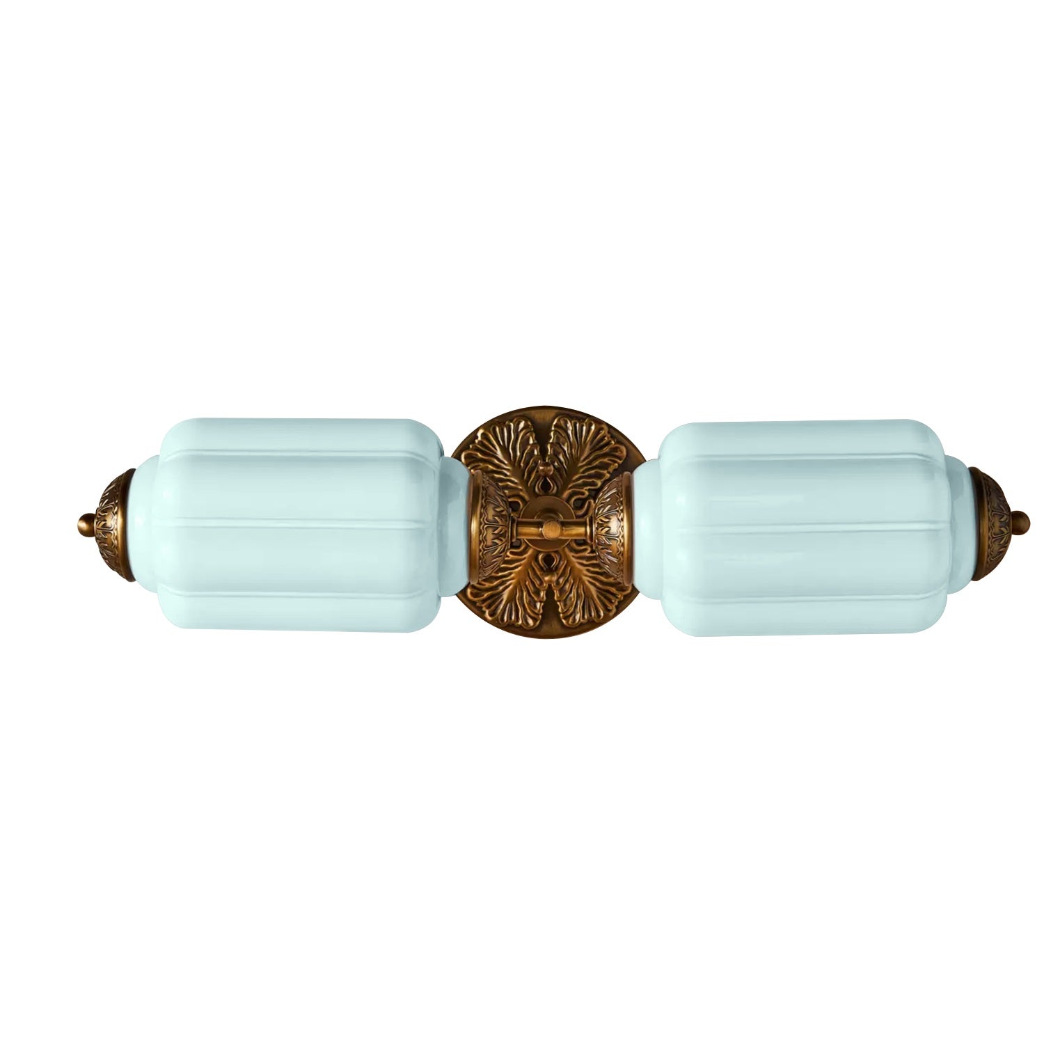 Eloise Pumkin Glass Vanity Sconce