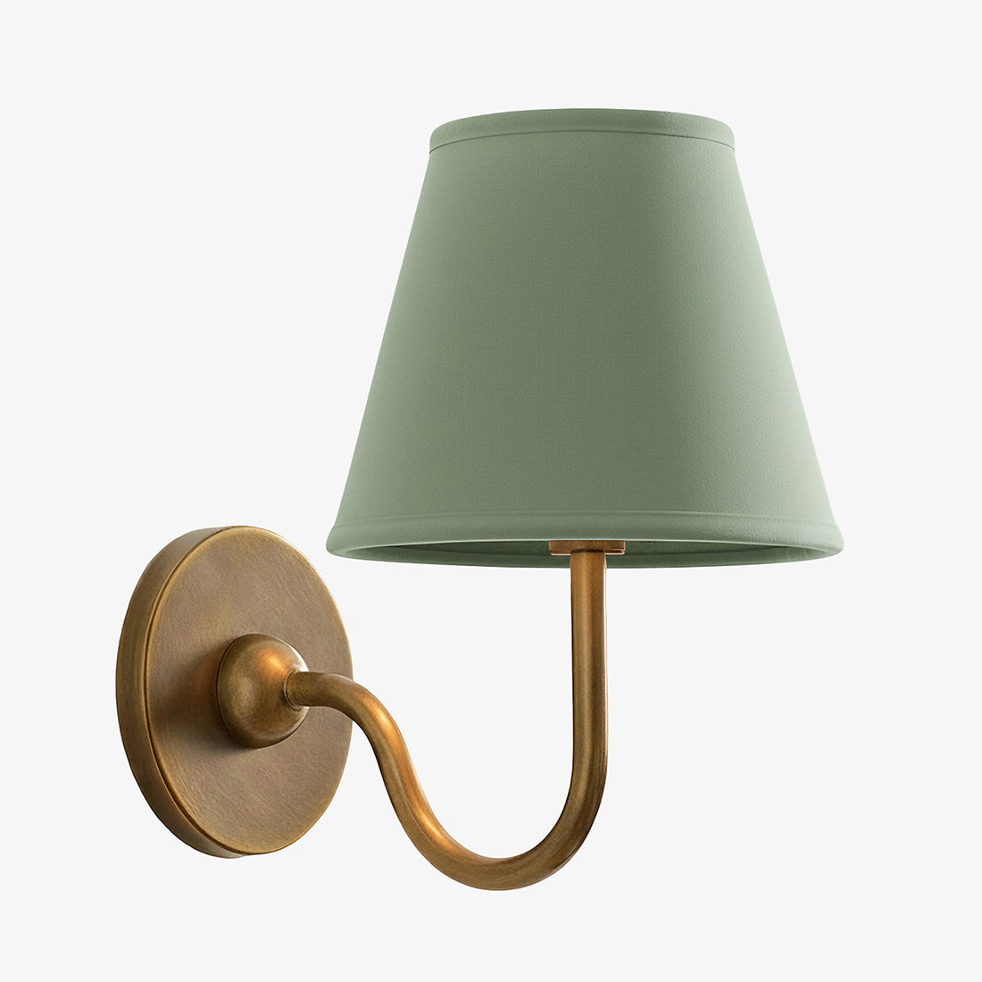 Luvora Vintage Pleated Shade Wall Lamp - Modern Brass Linen Wall Lighting