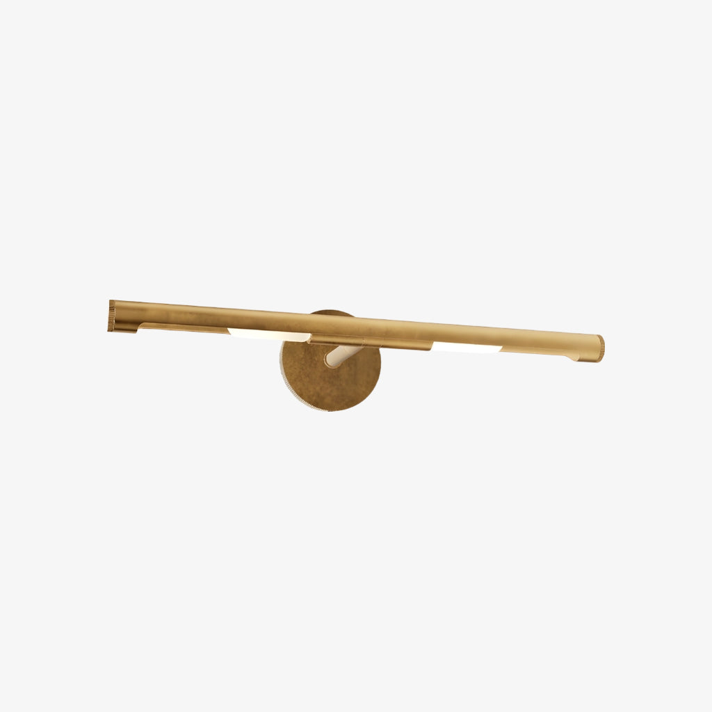 Aurix Wall Mount Art Light - Aged Finish Picture Light for Highlighting Canvases