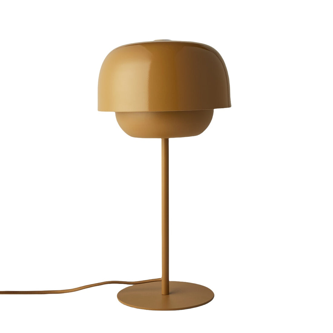 Nordic Mushroom Glass Table Lamp – Stained Glass Bedside Light