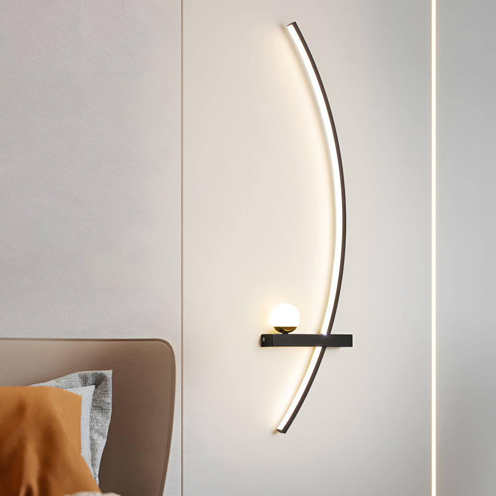 21'' Curved Strip 3 Step Dimming LED Wall Sconce
