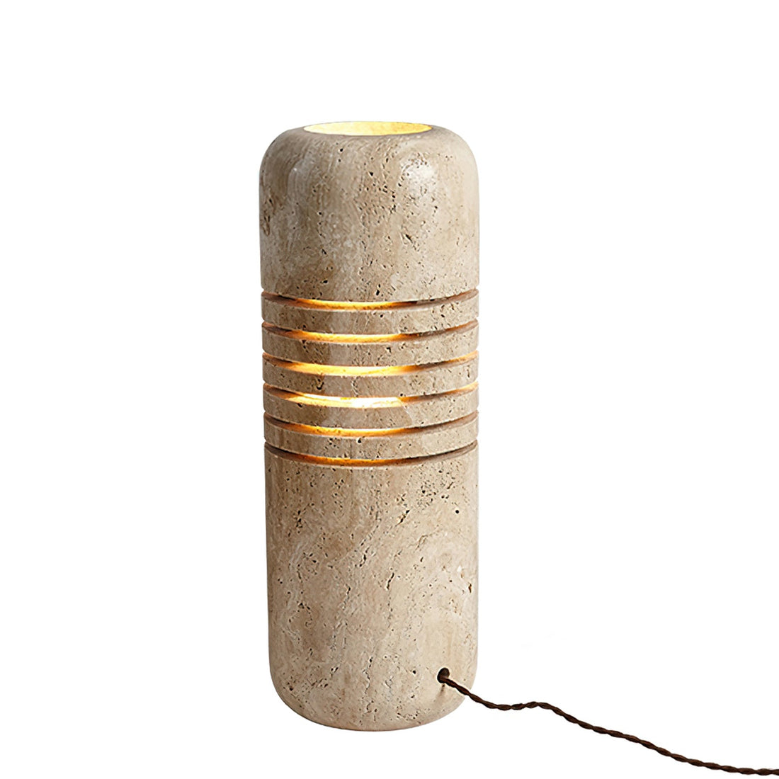 Antique Creative Yellow Travertine Floor Lamp