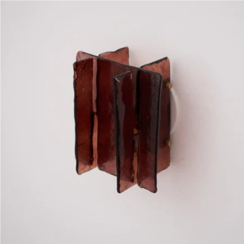 Lumiridge Modern Wall Light - Minimalist Design Metal Glass Fixture for Living Room