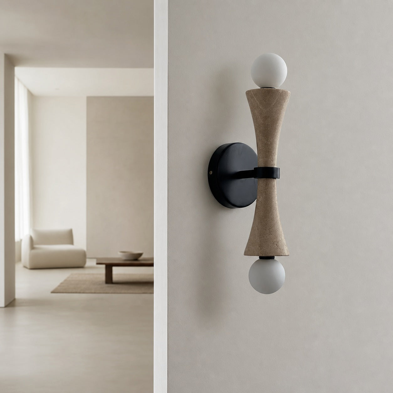 Modern Linear Wall Lamp – Minimalist LED Sconce for Bedroom Living Room Hallway