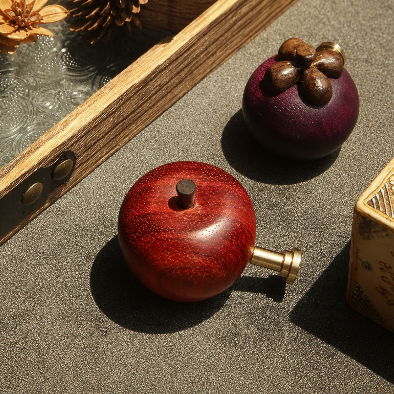 Handcrafted Wooden Fruit Cabinet Hardware
